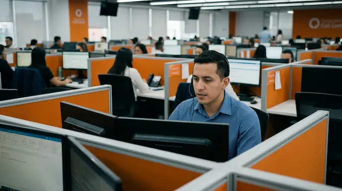 Crecimiento profesional de un colaborador latinoamericano dentro de un call center bilingüe en Guatemala.