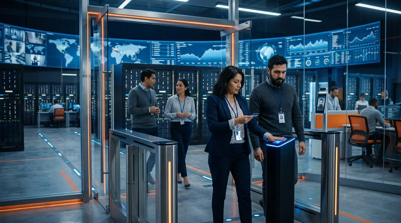 Infraestructura tecnológica y sistemas de seguridad en un call center bilingüe en Guatemala.