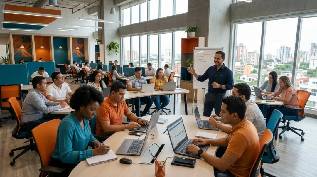Capacitación profesional en un call center bilingüe Barranquilla